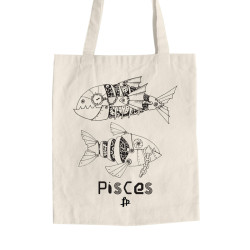 Steampunk Ζώδια - Ιχθύς (Τσάντα  Αγοράς)